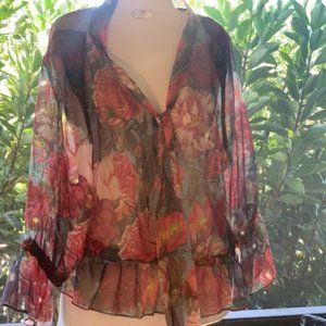 Haute Hippie Floral Top